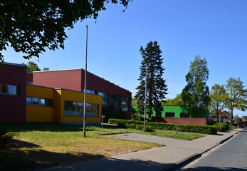 Sticker - Modern Elementery School in the Town Walsrode, Lower Saxony