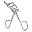 Nickel-plated eyelash curler on a white background