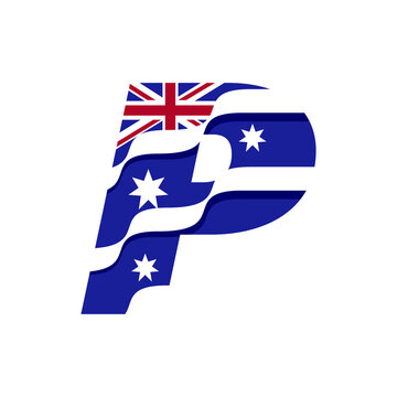 Australian Alphabet Flag P