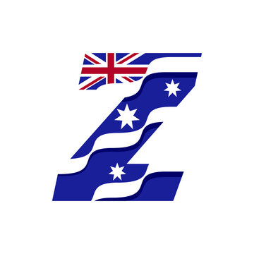 Australian Alphabet Flag Z