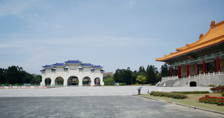 Canvas Print - Chiang Kai-shek Memorial Hall in Taiwan