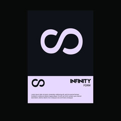 Aufkleber - meta modern aesthetics of swiss design poster layout. graphic template made with bold typography and