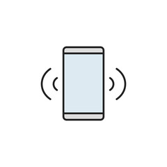Poster - Ringing smartphone icon. High quality coloured vector illustration..