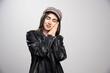 © rastockinc - Portrait of a young woman peacefully sleeping shot on a gray background