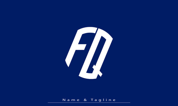 Alphabet letters Initials Monogram logo FQ , QF