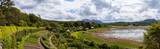 Fototapeta Na ścianę - panorama view of the Inverewe Gardens near Poolewe in the Scottish Highlands