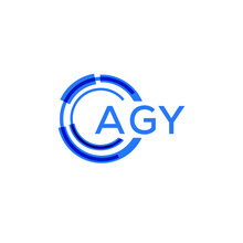 AGY Letter Technology Logo Design.AGY Creative Initials Monogram Vector Letter Logo Concept. AGY Letter Initial Minimalist Vector Design.
