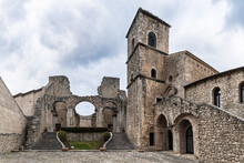 Ruins Of Abbazia Del Goleto, A Medieval Abbey Built In 12th Century, Sant'Angelo Dei Lombardi, Campania, Italy