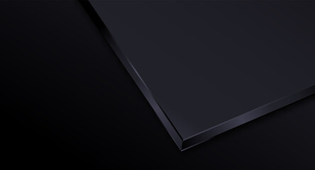 Aufkleber - modern dark background geometric shape abstract presentation template isolated vector