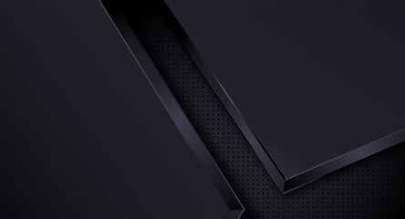 Aufkleber - modern dark background geometric shape abstract presentation template isolated vector