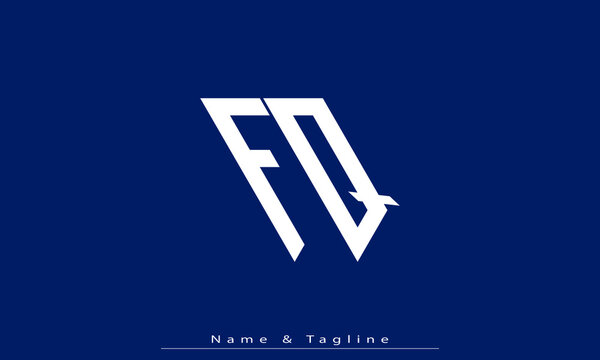 Alphabet letters Initials Monogram logo FQ , QF
