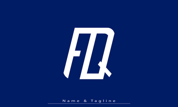 Alphabet letters Initials Monogram logo FQ , QF