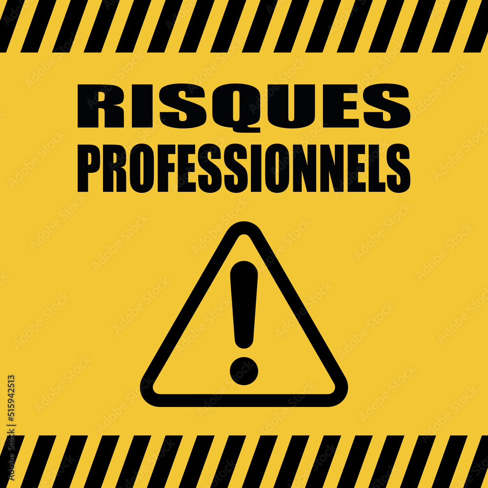 Logo risques professionnels. Stock Vector | Adobe Stock