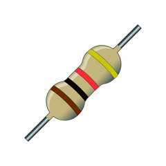 Sticker - carbon film resistor electronic symbol