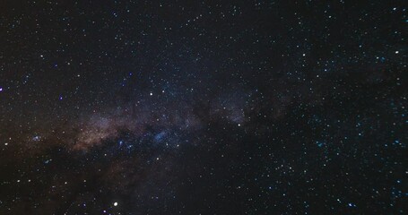 Wall Mural - 3D Universe Loop Background Sci-fi Flying in space galaxy stars and gas cloud Nebulas 4K