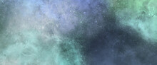 Nebula And Galaxies In Space. Universe Wallpaper. Star Dust. Abstract Cosmos Background.