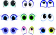 Set Cartoon Eye In Vector High quality original trendy vector set of 3d cartoon eyes.