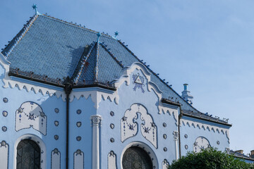 Wall Mural - Blue Church