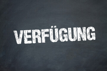 Poster - Verfügung