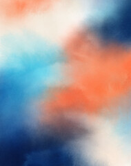  Beautiful aquarelle background. Versatile artistic image for creative design projects: posters, banners, cards, magazines, covers, prints, wallpapers. Trendy art style.