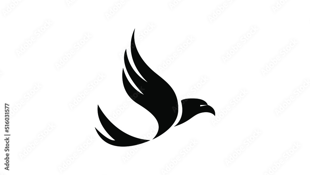 Logogram Bird Bird logo symbol vector illustration Stock Vector | Adobe Stock