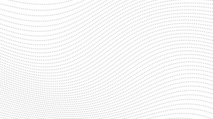Poster - Wavy lines white background. Abstract modern grey white waves and lines pattern template. Vector stripes illustration