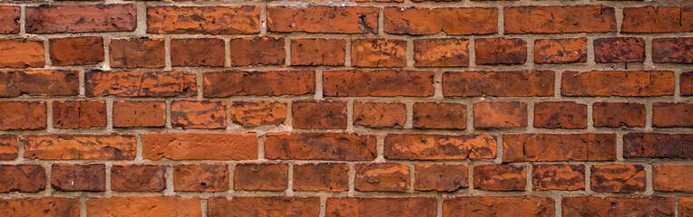 Sticker - red brick with visible details. background or texture