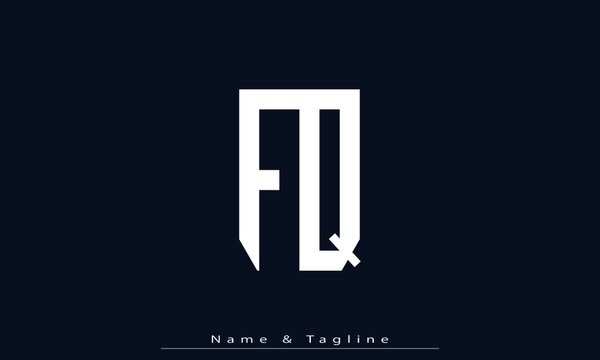 Alphabet letters Initials Monogram logo FQ , QF