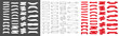 © 4zevar - Ribbon banners, template labels set. Blank for decoration graphic. Vector illustration