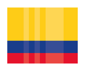 Canvas Print - colombian flag emblem