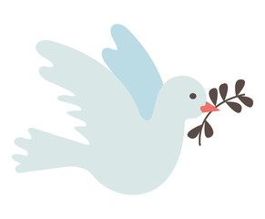 Wall Mural - peace dove flying