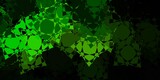 Fototapeta Młodzieżowe - Dark Green vector texture with random triangles.