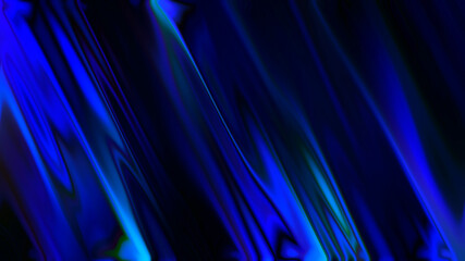 Wall Mural - Abstract textural neon glowing blue background