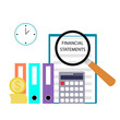 Financial statement annual, calculation and report analysis