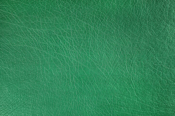 Wall Mural - Natural, artificial green leather texture background. Material for sport items, clothes, furnitre and interior design. ecological friendly leatherette.