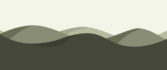 Desert layers flat illustration, minimalist mountain in flat design style, perfect for background, desktop background, screensaver, website background, illustration