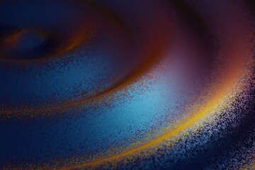 Aufkleber - Beautiful Abstract colourful shiny ring wave background. Starburst dynamic rings. 3d rendering illustration  Background pattern for design.