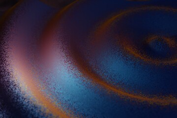 Aufkleber - Beautiful Abstract colourful shiny ring wave background. Starburst dynamic rings. 3d rendering illustration  Background pattern for design.