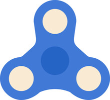 Fidget Spinner Flat Icon