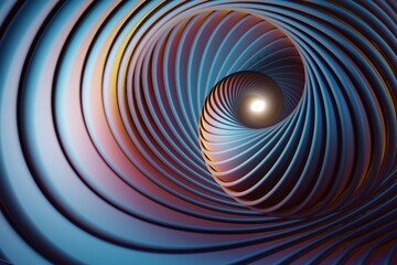 Poster - Beautiful Abstract colourful shiny swirl background. Starburst dynamic rings. 3d rendering illustration  Background pattern for design.