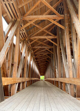 Blenheim Covered Bridge - Wooden Covered Bridge That Spanned Schoharie Creek In North Blenheim
