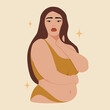 © Natalya Nepran - Modern illustration - happy pregnancy and motherhood.