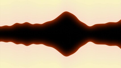 Poster - Blue and red background. Design.A bright blob in the animation that glitters and narrows .