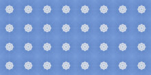 Seamless Geometric Pattern. Beautiful Texture And Background. Blue Sky