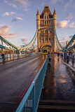 Fototapeta Most - Tower Bridge - a drawbridge in London, UK.	