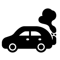 Poster - car glyph icon