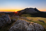 Fototapeta Na sufit - Sunrise from Urkiolamendi mountain, Basque Country, Spain