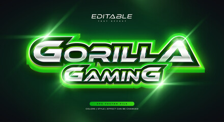 Wall Mural - editable e-sport text style effect
