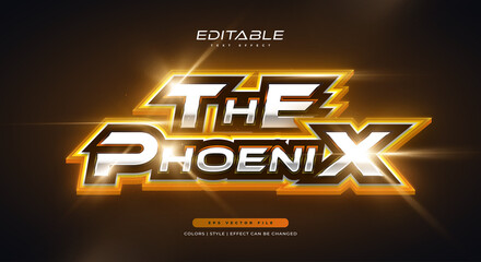 Wall Mural - editable e-sport text style effect