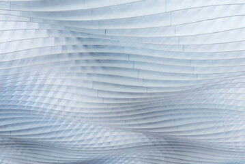 Aufkleber - Interior view of modern building with curving roof